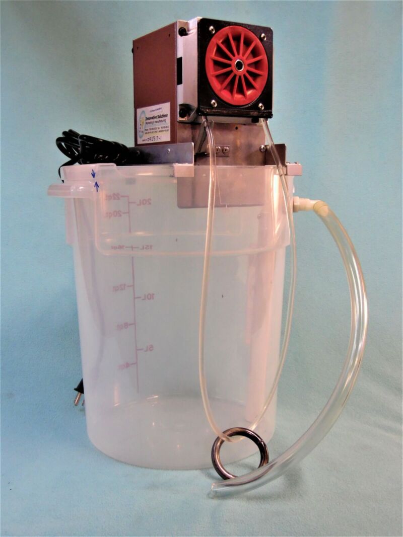 VariAxe Skimmer & Pail Combo, Sump Side