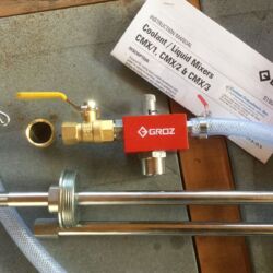 Groz CMX/1+ Venturi Coolant Mixer With Stainless Steel Pick Up Tube