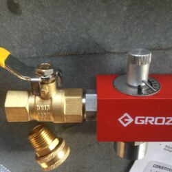 Groz CMX/1+ Red Venturi Mixer With Rotary Disc Valve