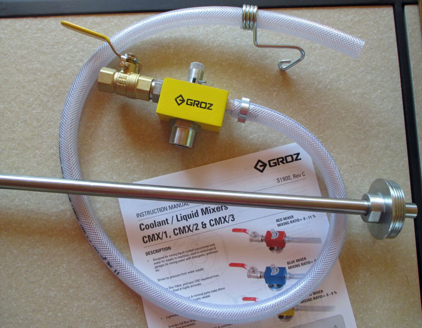 Groz Plus Deluxe Venturi Mixers for Metalworking Fluids (Coolants, Cutting  Fluids) and Cleaners - Coolant Consultants, Inc.