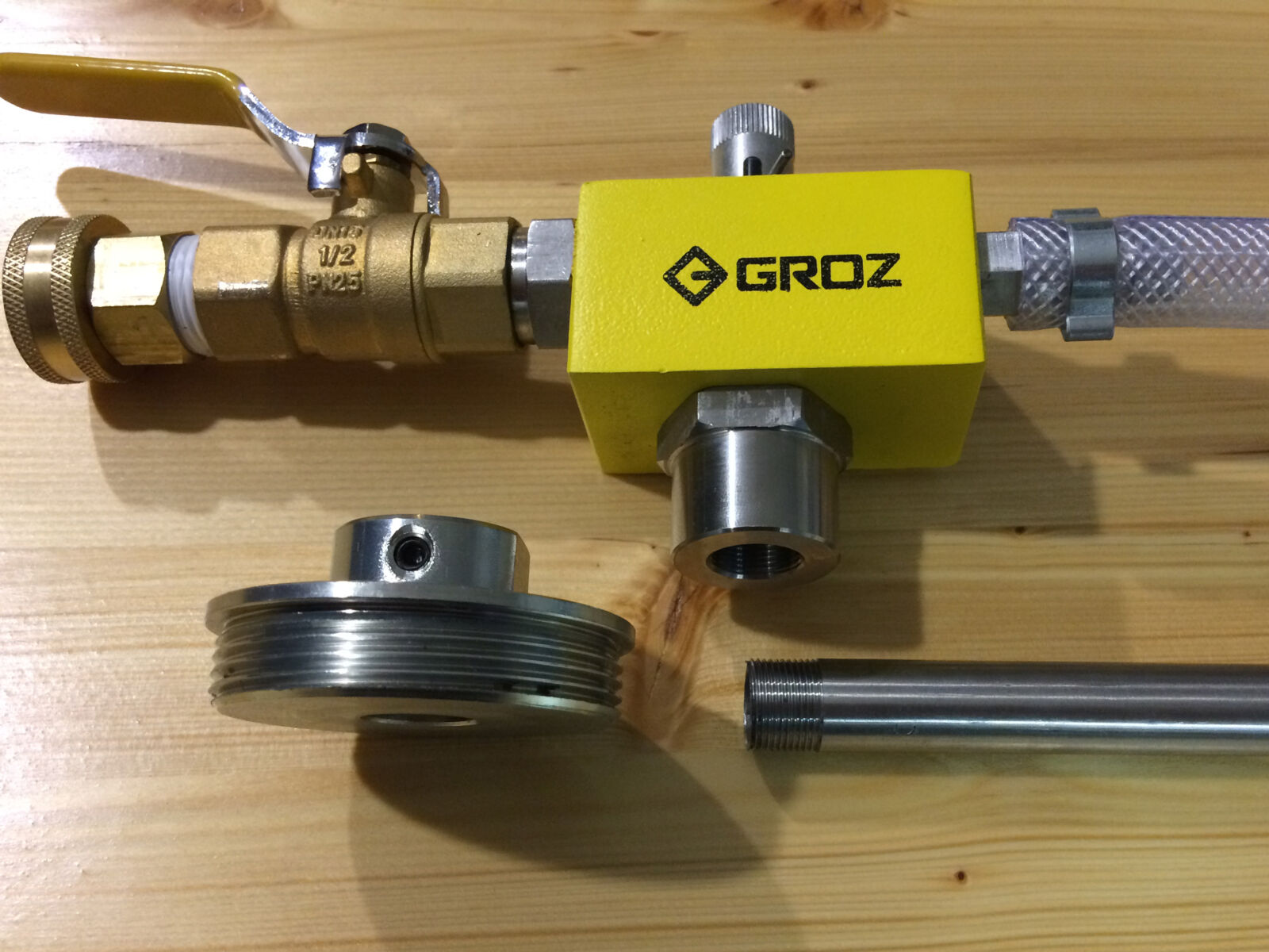 GROZ Plus Antifreeze Mixer Model CMX/2 venturi water powered 0-50% mix range 