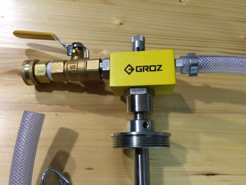 Groz CMX/3+ Yellow Venturi Coolant Mixer