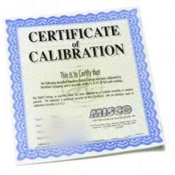Misco Palm Abbe Certified Calibration